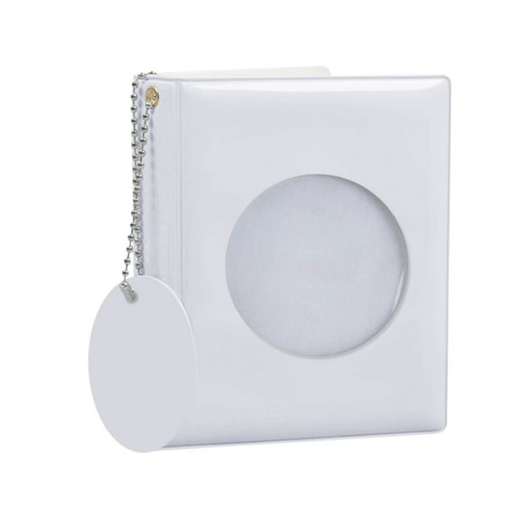 Migroa Photocard Album with Pockets, Photo Card Book for Collecting Pictures, Id Cards, Tickets and Memories White
