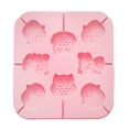 thumbnail image 1 of Migroa Silicone Lollipop Mold Candy Molds, Chocolate Candy Making Supplies, Diy Cake Decorating Tools, Reusable Baking Molds for Hard Candy Gummies Pink, 1 of 1