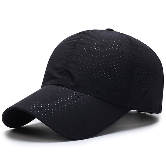 Migroa Summer Mesh Baseball Cap Breathable Unstructured Sports Hat Athletic Fitted Cap Mesh Adjustable Plain Hat Running Trucker Hat for Women Grey One Size