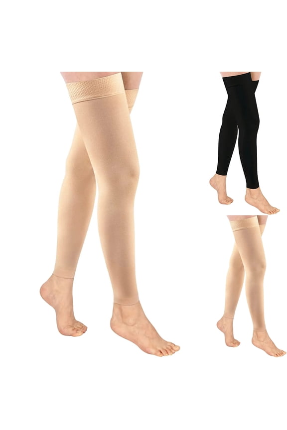 Thigh High Socks Soft Flexible Long Leg Hosiery Solid Casual Calf Legwear Breathable Everyday Socks for Women Men All Season Khaki S