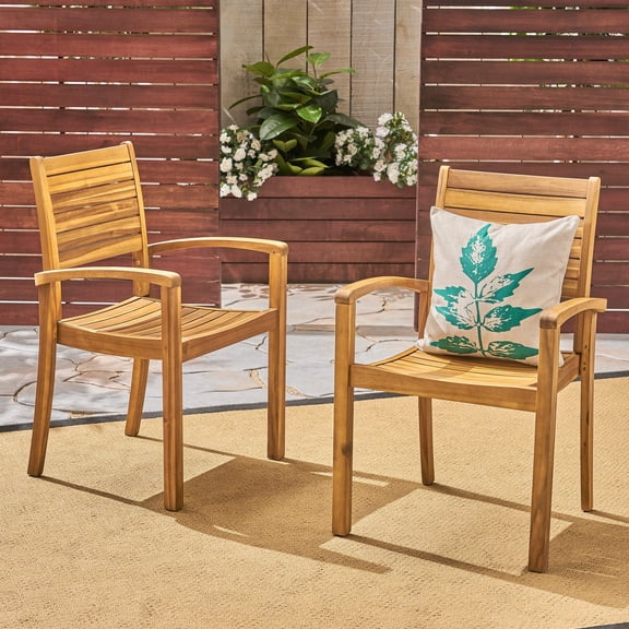 Miguel Dining Chair,Teak Wood Garden Outdoor Patio Patio Seating