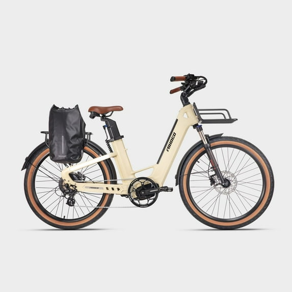 Mihogo Air Carbon Fiber E-Bike, Dual Battery 48V9.6Ah, 750W Brushless Motor, 121 Miles Max Range, GaN Fast Charging, 20" Tires