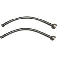 thumbnail image 1 of Miiflex 12" Stainless Steel Braided Toilet Supply Line 2 Pack (3/8 COMP x 7/8 BC), 1 of 4