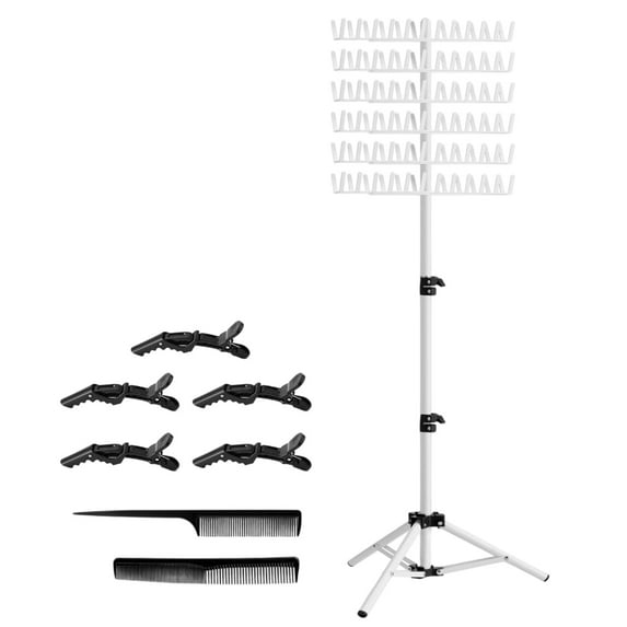 Miiottaa 144 Pegs Hair Extension Holder,Hair Divider & Display Stand for Hair Braiding