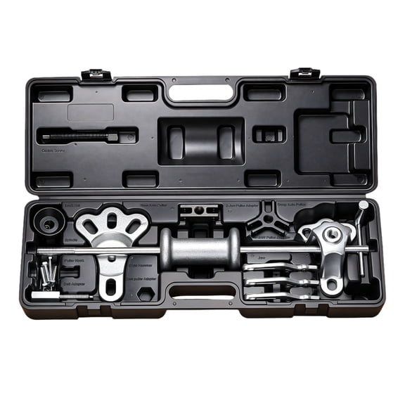 Miiottaa 20Pcs Slide Hammer Puller Set for Front Wheel Hub Bearing Rear Shaft Removing For Car Truck Motorcycle Maintenance