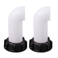 thumbnail image 1 of Miiottaa 2Pcs IBC Tank Adapters IBC Water Tank Nozzle Tap Caps Valves Fitting Easy to Use, 1 of 10
