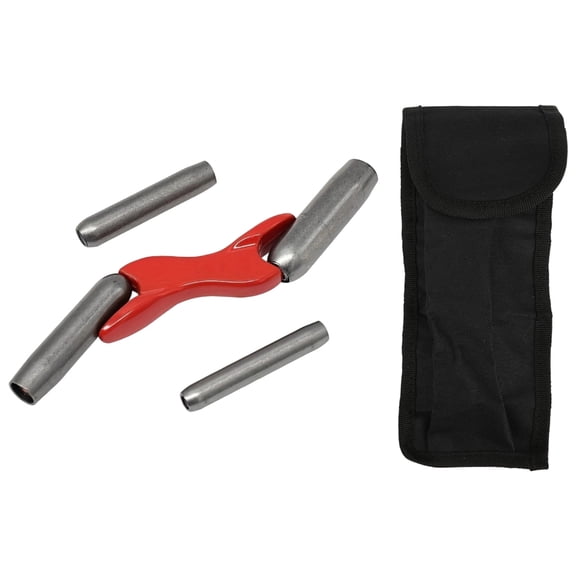 Miiottaa 4 Size Aluminum Brick Joint Tool Set With Accessible Storage Bag For Brickwork Work