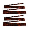 thumbnail image 1 of Miiottaa 4Pcs Shell Pattern Acrylic Mahjong Tile Pusher Rack For Card Game, 1 of 7