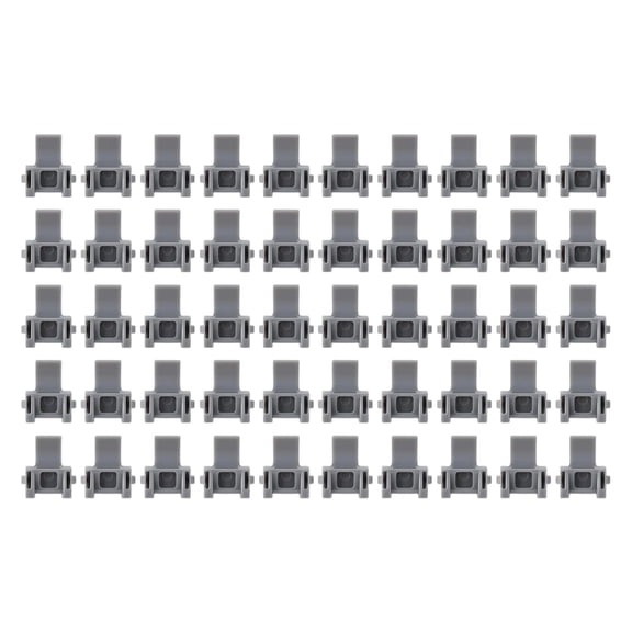 Miiottaa 50Pcs Cabinet Hinge Restrictor Clip Restraints For Furniture Protections Hardware
