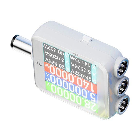 Miiottaa Accurate Digital Voltmeter Ammeter Easy Carry for 4.5 to 80V Power Monitoring