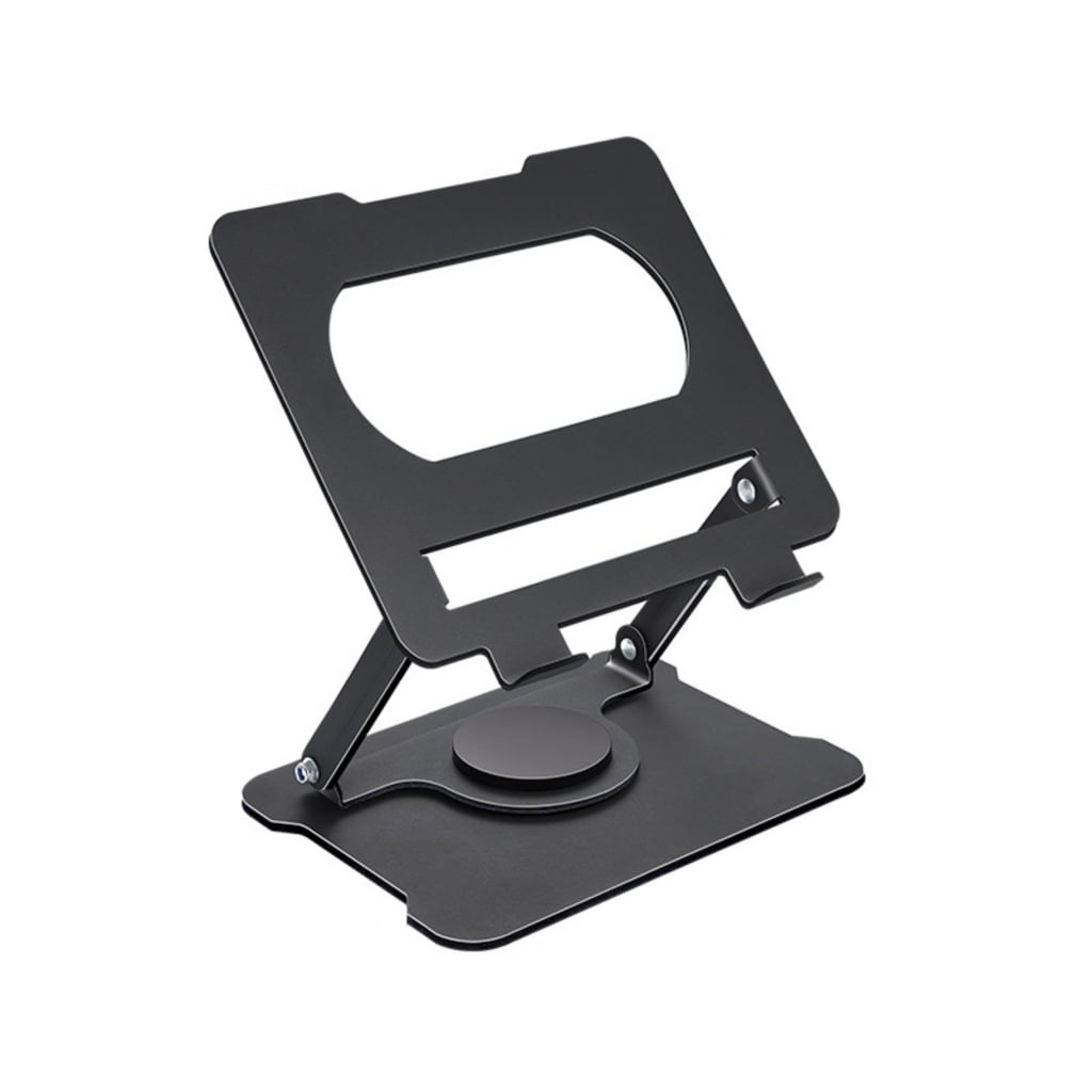 Miiottaa Adjustment Laptop Stand Foldable Carbon Steel Risers with AntiSlip Base Ventilated Frame for Up to 17Inch Notebook