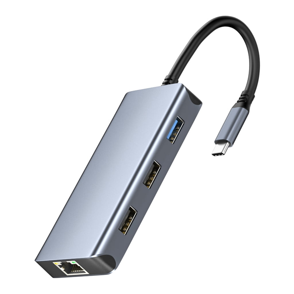 Miiottaa Aluminum USB C Hubs With 4K HDTV 100WPD Charging USB3.0 Port For Laptop
