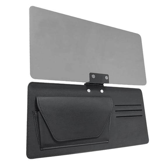 Miiottaa Automotive Sun Visors Organizers With Eyewear Bag And File Pockets Quick Installation Sun Visors Extender For Car Truck