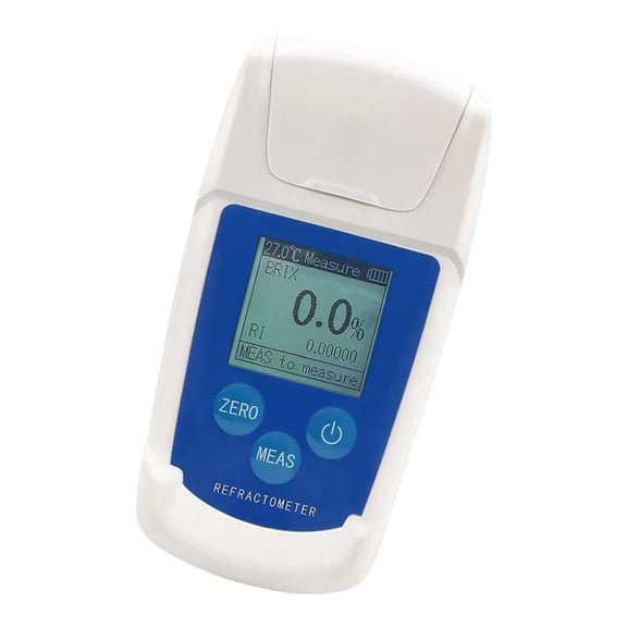 Miiottaa Battery Powered Digital Refractometer Backlight LCD Display 0-55% for Sugar