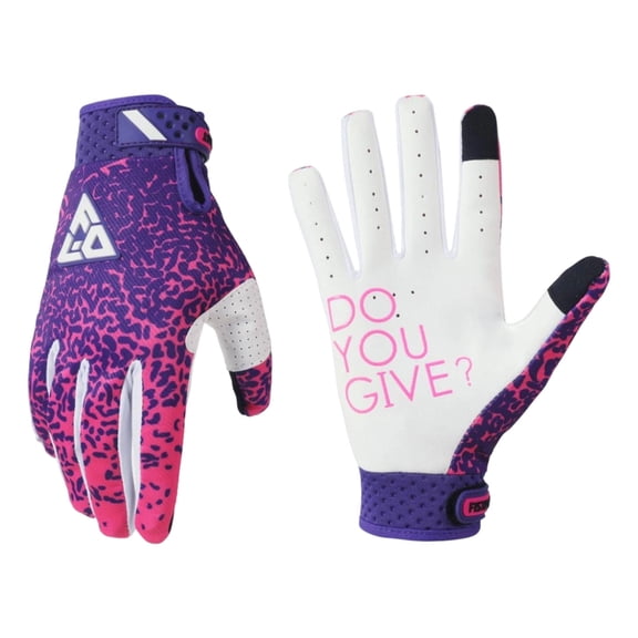 Miiottaa Breathable Full Finger Cycling Gloves Reinforced Stitching Ridings Gloves Sports Gloves for Motorcycle and Bike Handling