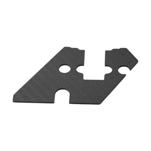 Miiottaa Carbon Fiber Steering Group Mud Guard Prevent Sand Clogging for TT02 Model Car