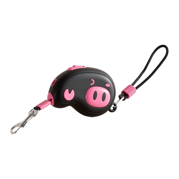 Miiottaa Cartoon Pig Pet Leashes With 360 Degree Swivels Design For Dog Up To 40lbs For Travel Walking Outdoor Activity Safe Gear