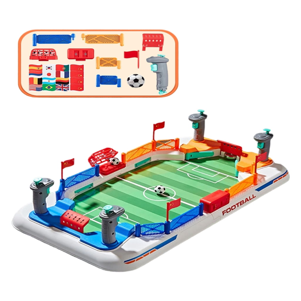 Miiottaa Children Tabletop Foosball Game Set 2 Player Competitive Learning Activity Toy