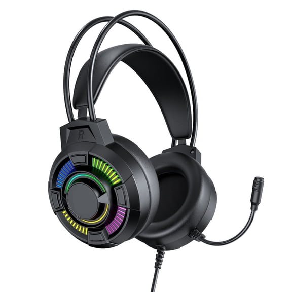 Miiottaa Comfort Fit Gaming Headset 7.1 Virtual Sound Led Lighting Compatible for PC