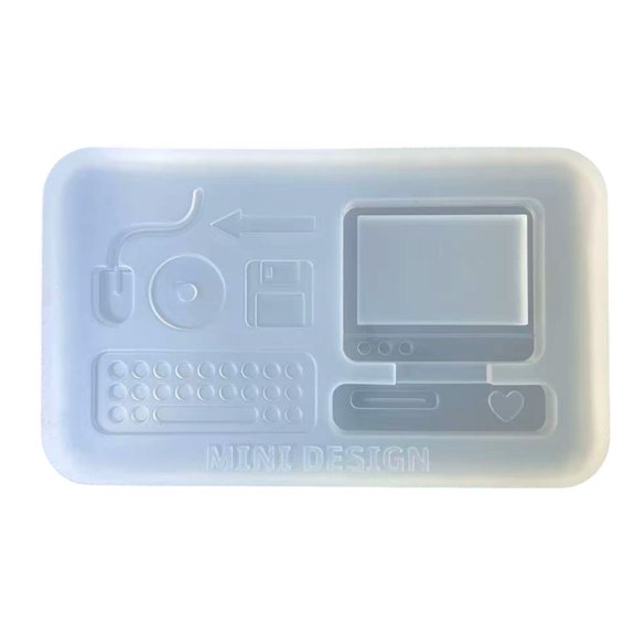 Miiottaa Computer Shape Silicone Mould For Epoxy Resin And Soap Making