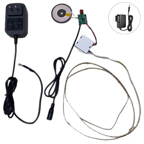 Miiottaa Constructed In Radio Charging Nearby Desk Lamp With Touch Control LED Light Ribbon US Outlet