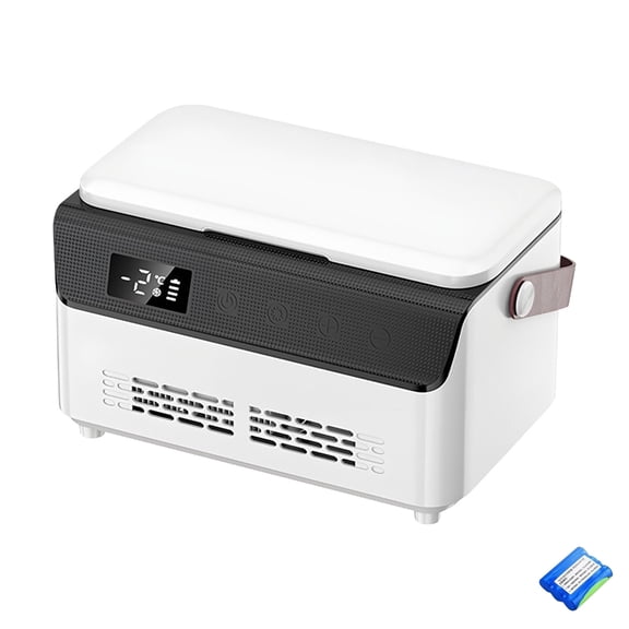 Miiottaa Coolers Box With LCD Screen Double Layer Temperature Display For Travel Camping