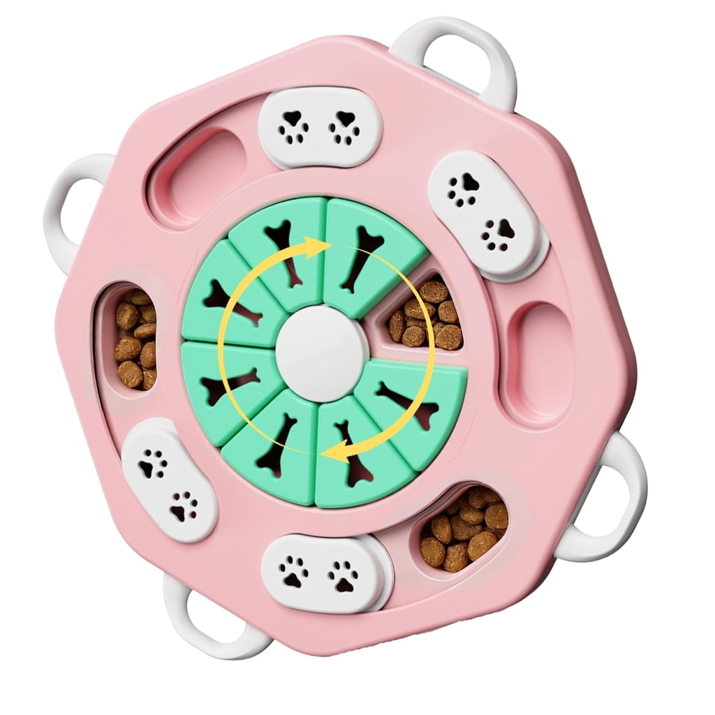Miiottaa Dog Puzzle Toy Dog Training Boredom Interactively Puzzle Feeding Toy Slow Food Tray Pet Feeding Supply