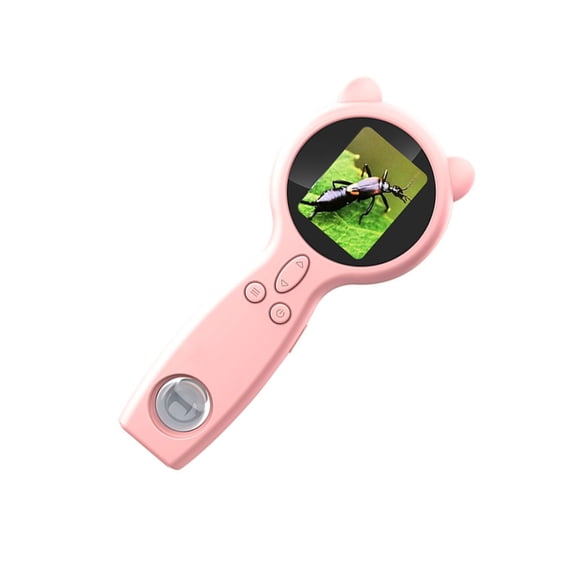 Miiottaa Educational Science Toy for Kids Microscope with 500x Magnification and Photo Video Seize for Home Exploration