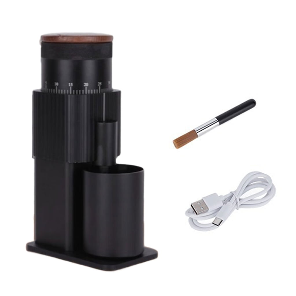 Miiottaa Electric Coffee Grinder Rechargeable Stainless Steel Burr Adjustable Coffee Bean Grinder Portable Gift Christmas