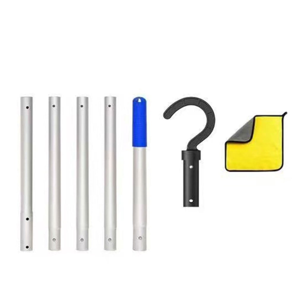 Miiottaa Extendable Robotic Pool Cleaner Hook with Swimming Pool Poles Aluminum Alloy Rod
