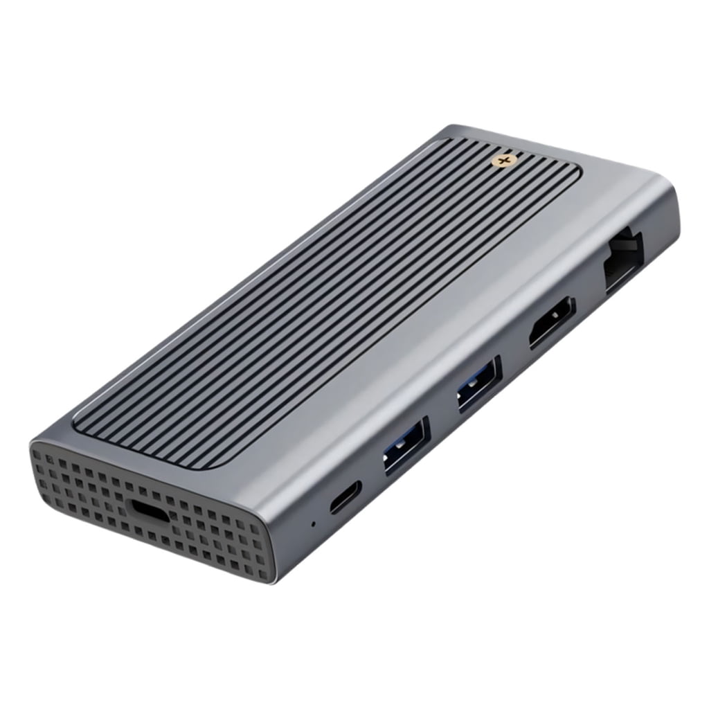 Miiottaa Fast Speed 6 In1 USB C Hubs With M.2 SSD Enclosure Support And 90W Power Delivery