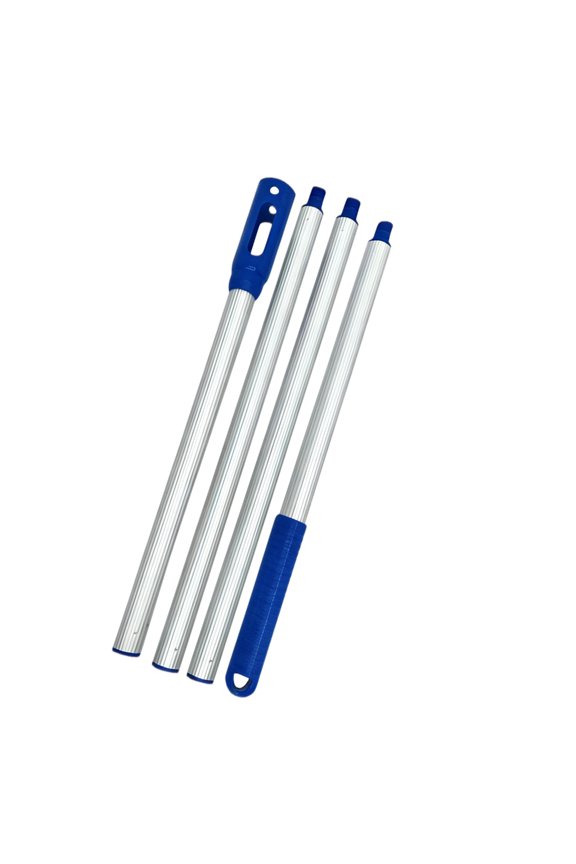 Flexible Length Aluminum Pool Cleaning Rod Poles Easy Install Telescopic Design