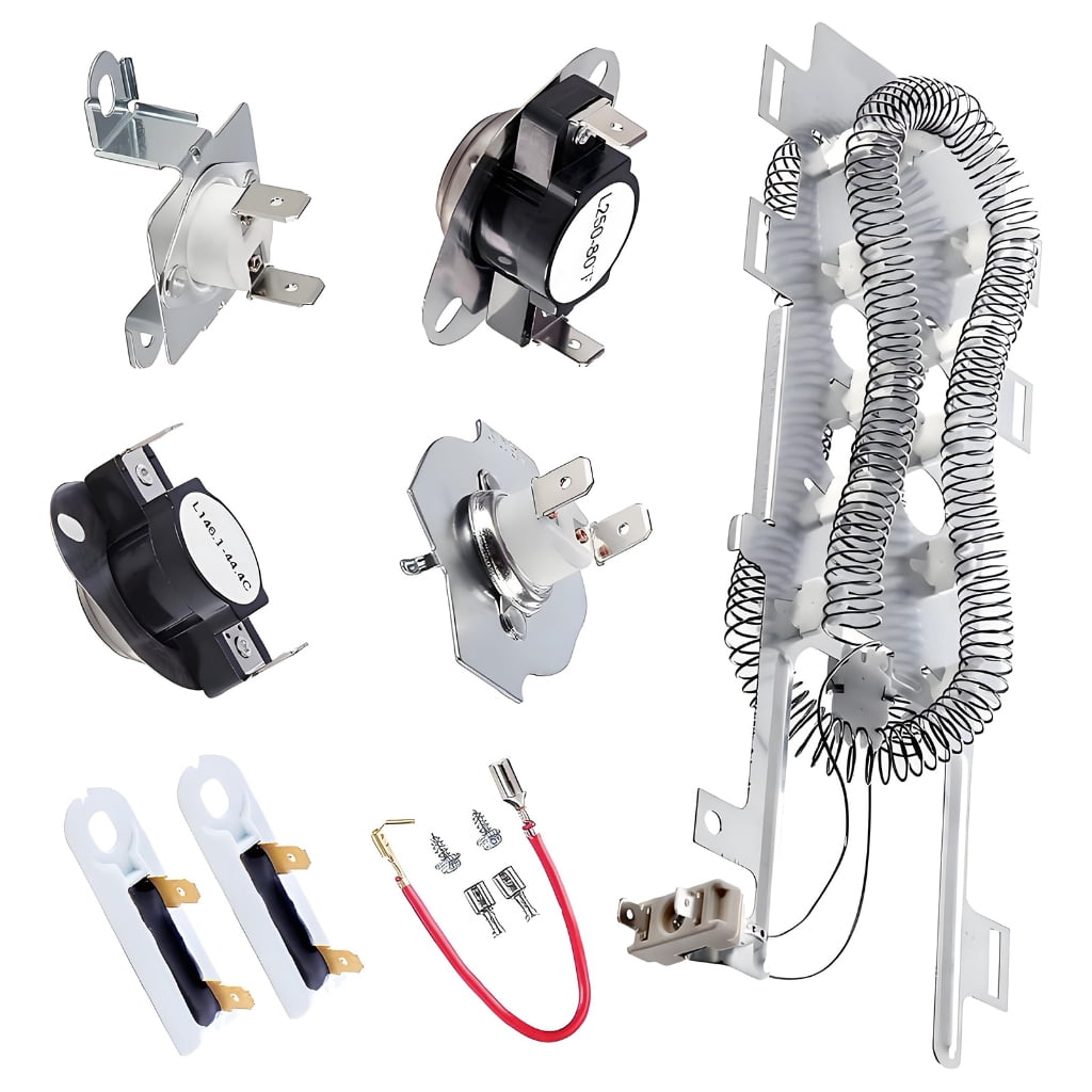 Miiottaa Heavy Duty Dryer Heating Coil WP8544771 Dryer Heating Element Set Enduring