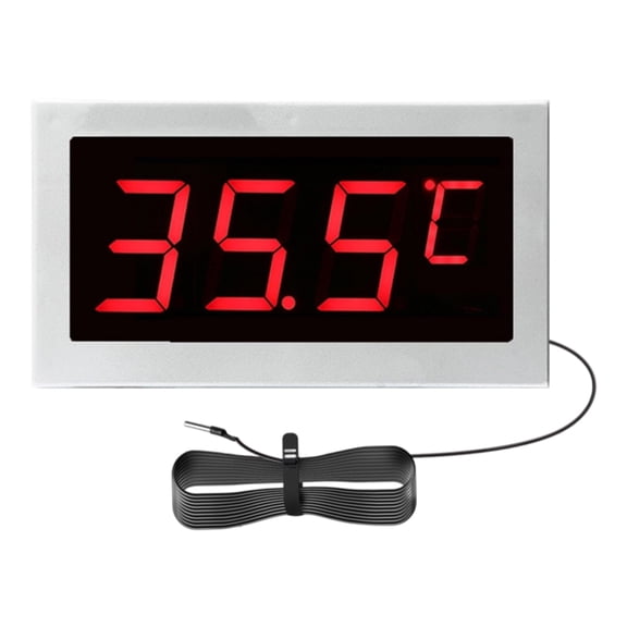 Miiottaa High Accuracy Digital Thermometers with Big LED Screen Plastic for Industrial