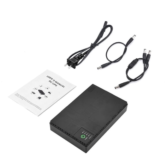 Miiottaa High Capacity 10400mAh 5V 9V 12V Uninterruptible Power Supply Backup for Router
