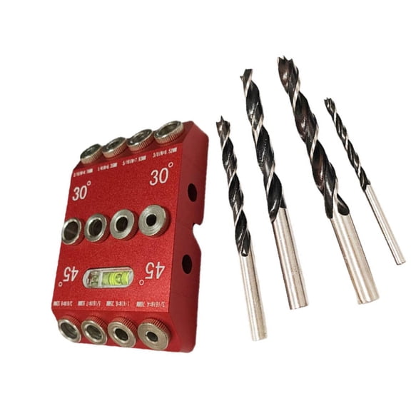 Miiottaa Industrial Grade Metal Drill Jig For Straight And Angled Holes In Wood