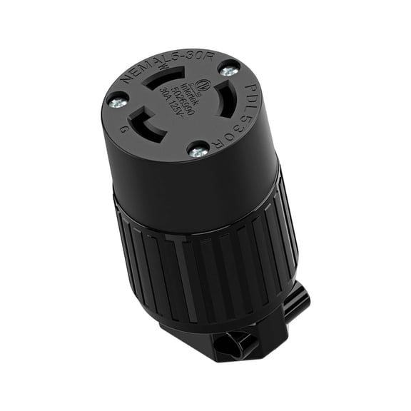 Miiottaa Industrial NEMA L5 30R Electrical Plug 125V 30A Industrial Extension Power Connector Replacement For Generator Equipment