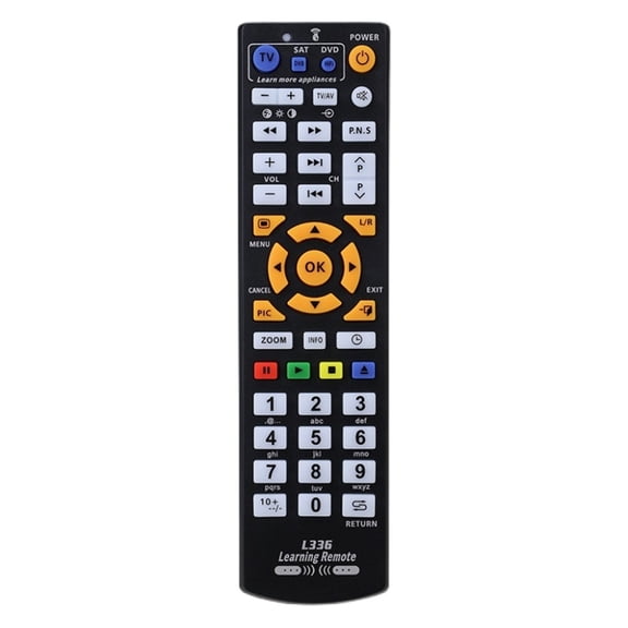 Miiottaa L336 Learning Remote Control for Multiple Devices TV Music Player Devices Simplified Home Entertainment Control