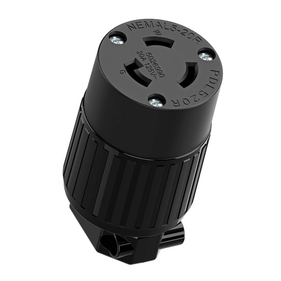 Miiottaa L5-20R Locking Plugs 20Amp With Copper Contact For Secure Electrical Connection