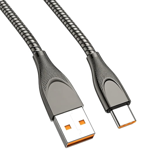 Miiottaa Metal Braided Cable USB To Type C 65W Power Delivery Convenient Charging Type C