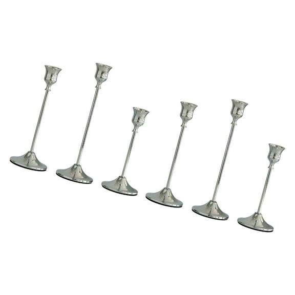 Miiottaa Metal Iron Taper Candle Holders Retro Metal Candlestick Holders for Centerpiece