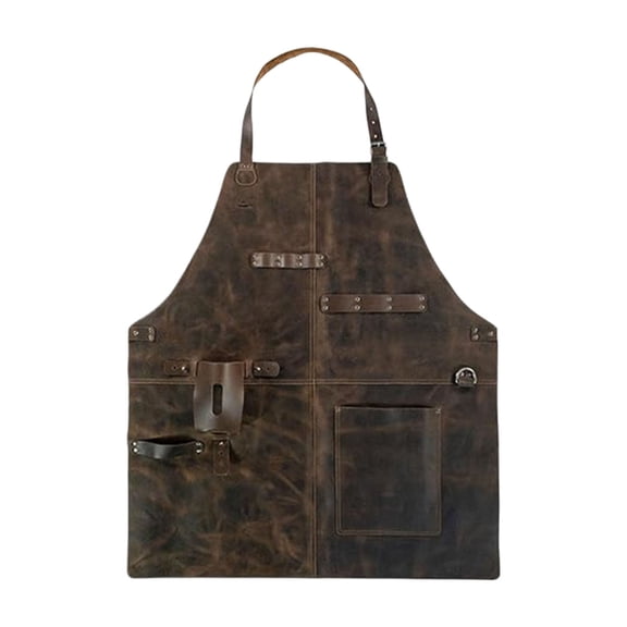 Miiottaa Multiple Purpose Water Resistant PU Apron Full Cover For Cooking Cleaning