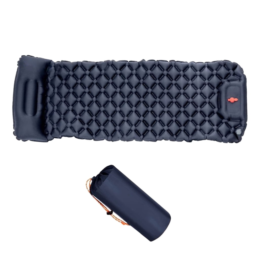 Miiottaa Outdoor Camping Inflatable Mattress Air Cushions Sleep Pad with Pillows