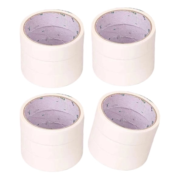 Miiottaa Pack of 12 White 2.4cm Masking Paper Tape Suitable For Painting And Decorating