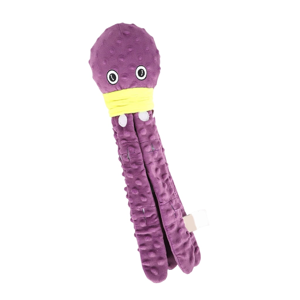 Miiottaa Pet Plush Octopuses Toy Molar Chew Toy Puppies Teething for Teething Cleaning Dog Octopuses Chew Toy Teething