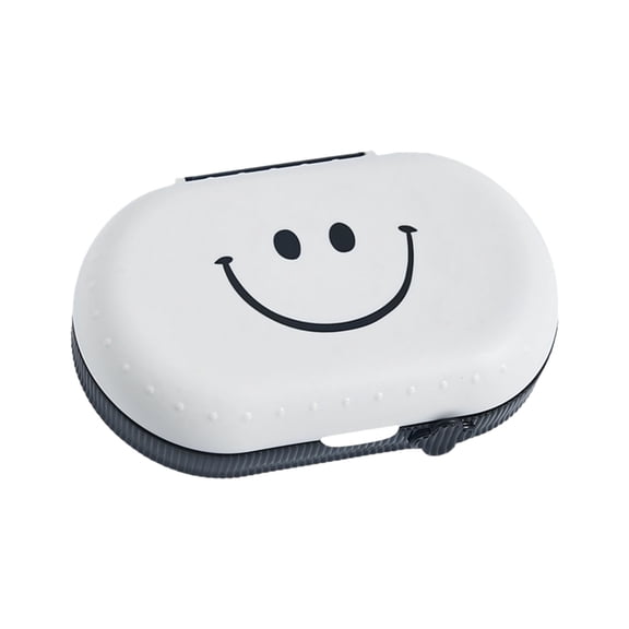 Miiottaa Plastic Denture Retainer Case With Drain Holes For Invisible Aligners Travel Friendly Storage Container