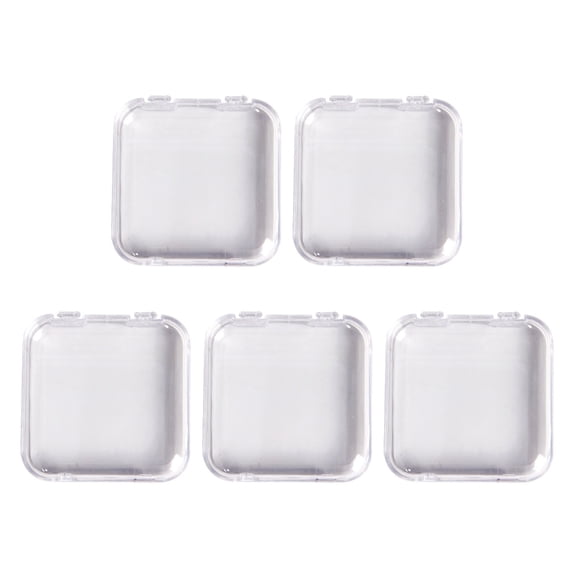 Miiottaa Plastic Nail Art Storage Box With Clear Lid And Handle For Easy Organization