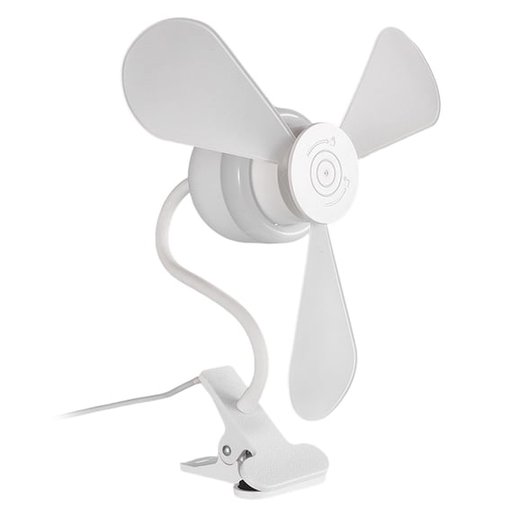 Miiottaa Practical Desktop Fan Light Soft Blade Clip on Fan Safety Stop Function Energy Efficient for Small Room Workspaces