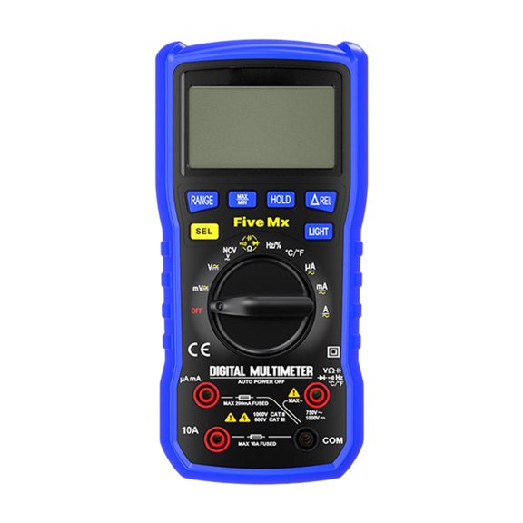 Miiottaa Precisely Digital Multimeter Measure Voltages Current Resistance Temperature