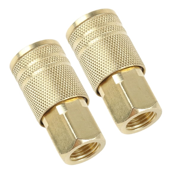 Miiottaa Quick Connector Pneumatic Male Thread Standard 1/4 Copper Coupling
